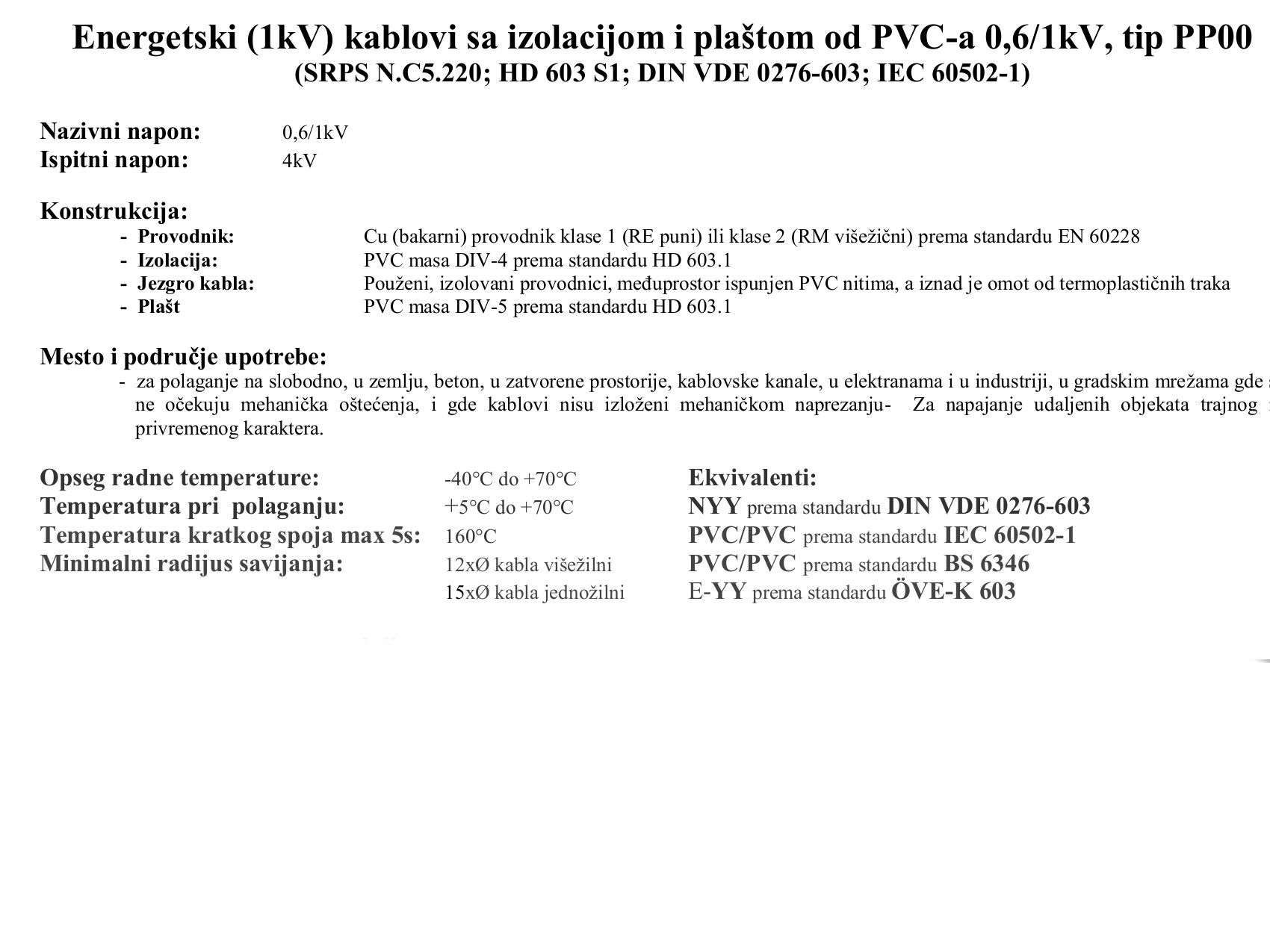 KABL PP00 3x1,5