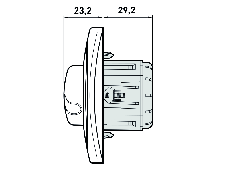 EON BELI REGULATOR ELEKTRONSKI SA ROTACIONOM SKLOPKOM 40-400VA E6173.00