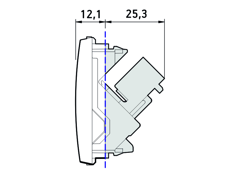 665S.0 ALING MODE PRIKLJUČNICA KOMPJUTERSKA RJ45 FTP Cat6 1M BELA