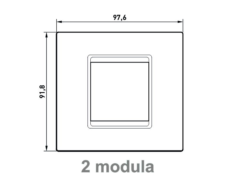 70102.00 EXP MASKA 2M BASIC BELA BELI NOSAČ