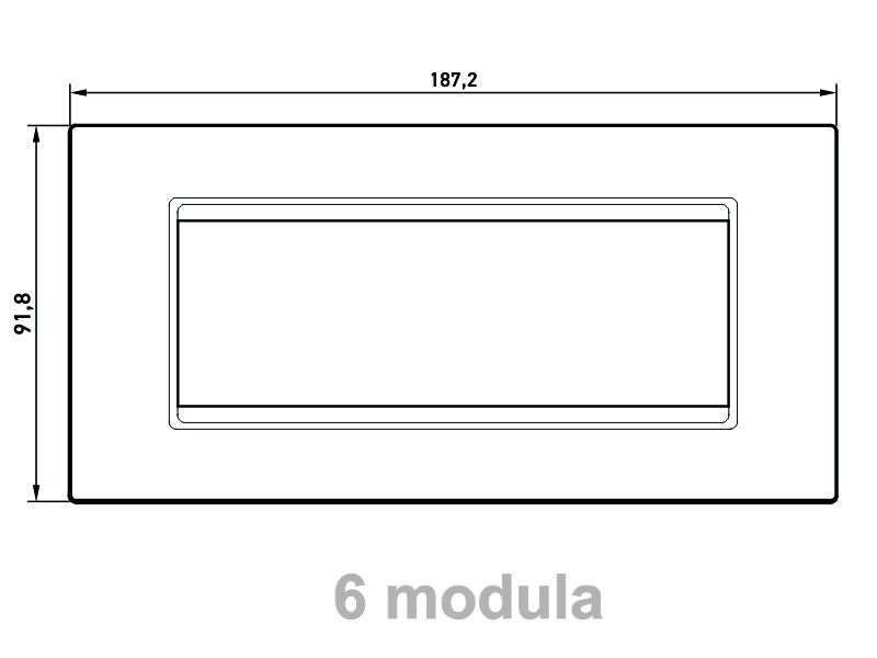 70106.0E EXP MASKA 6M BASIC BELA CRNI NOSAČ