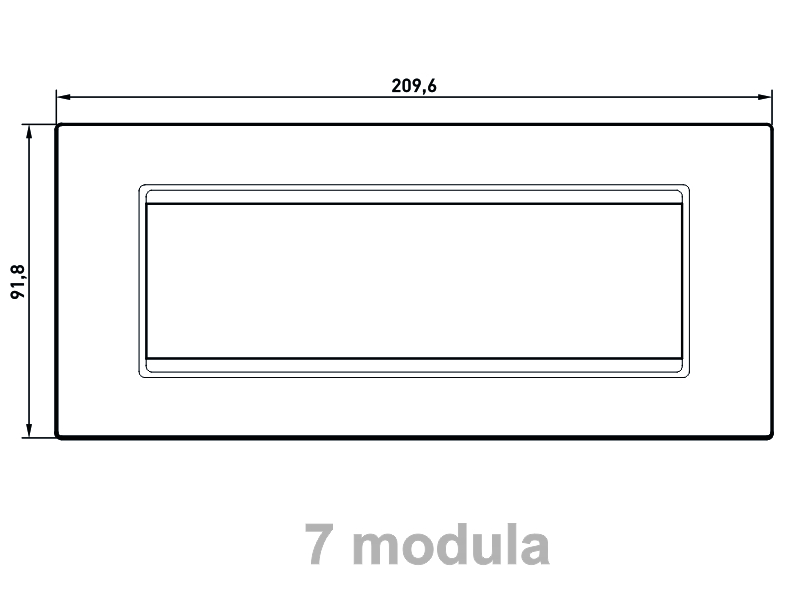 70707.C1 EXP MASKA 7M METAL BAKAR PATINA