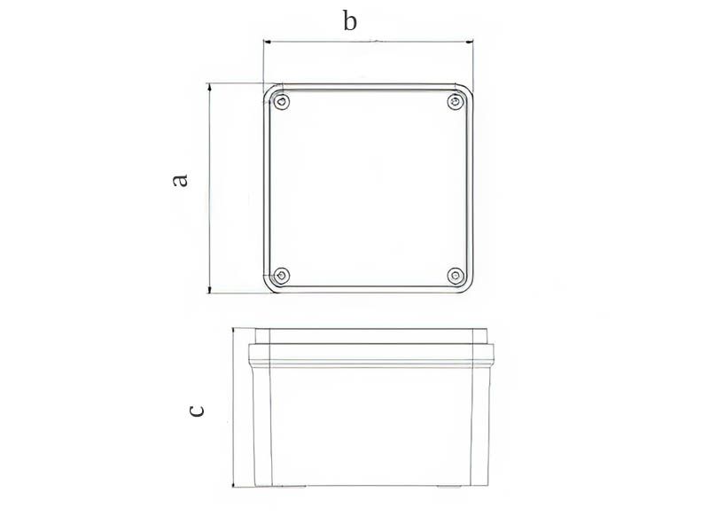 RAZVODNA KUTIJA OG 138X226X 98 IP65 (ABS-TRANSP.) MUTLUSAN