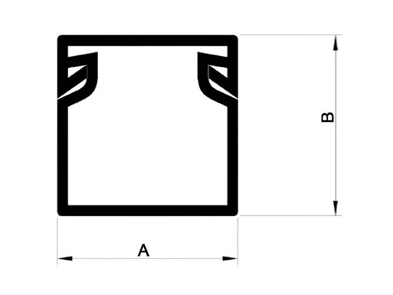 KANALICA SAMOLEPLJIVA EKO TAMNI ORAH 25X25X2000