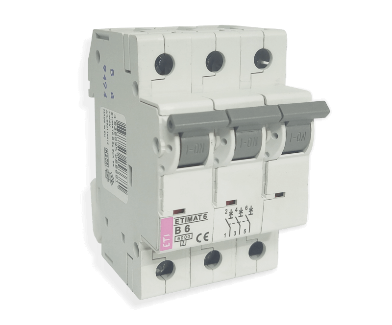 AUTOMATSKI OSIGURAČ ETI 3P C 6kA C 10A