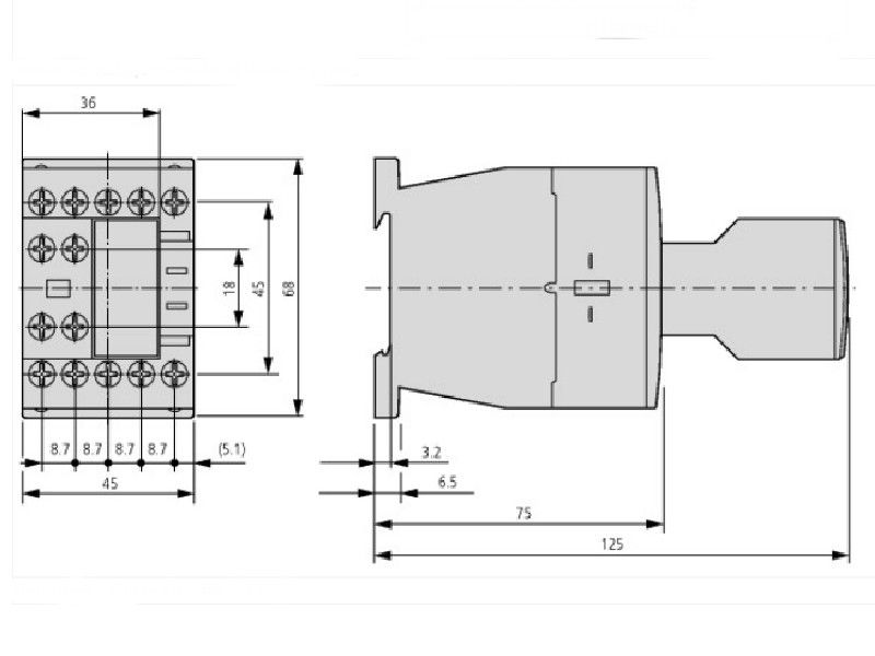 KONTAKTOR 3P 9A DILM9-10 276690 EATON