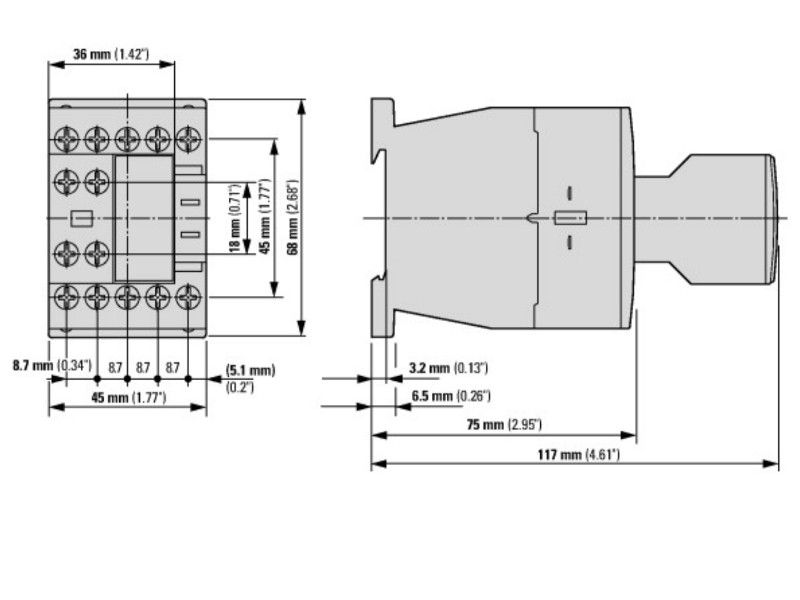 KONTAKTOR 3P 12A DILM12-10 276830 EATON