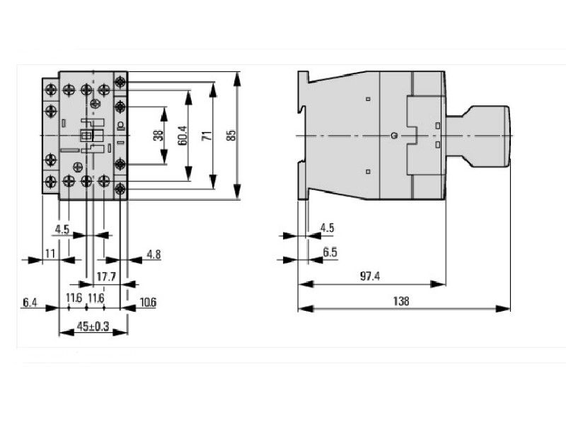 KONTAKTOR 3P 18A DILM17-10 277004 EATON