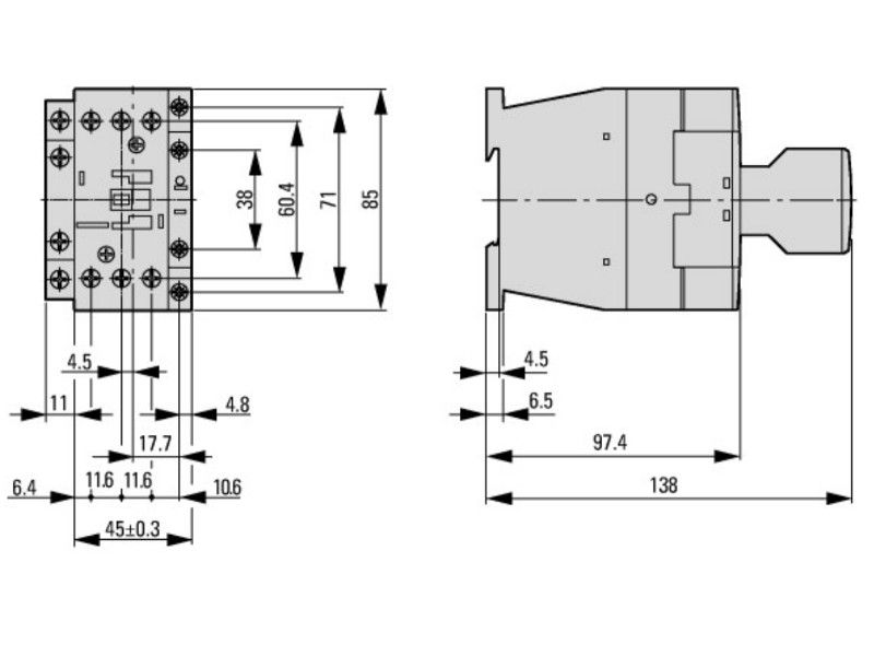 KONTAKTOR 3P 32A DILM32-10 277260 EATON