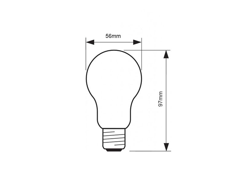 SIJALICA BISTRA PHILIPS/TUNGSRAM E27 A55 100W