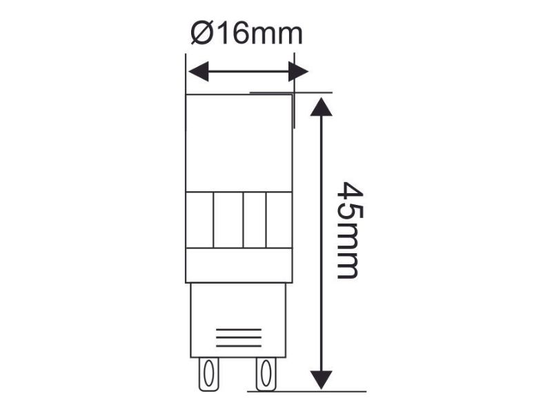 SIJALICA LED  G9  SOLED 3,5W 3000K GRL3427