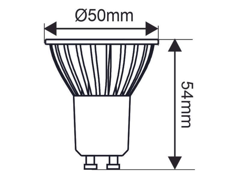 SIJALICA LED GU10 SOLED 7W 3000K GRL1754