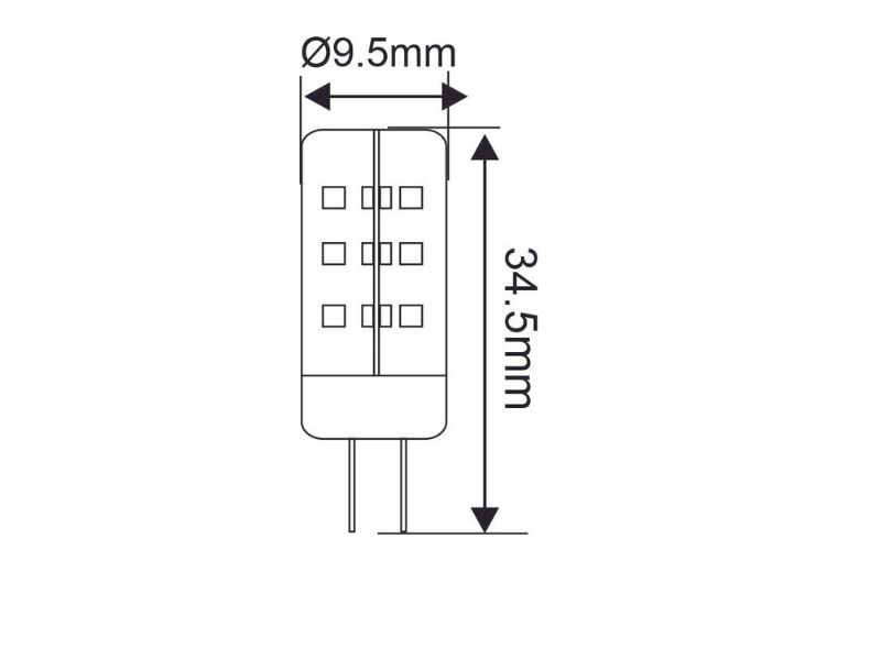 SIJALICA LED  G4 SOLED 1,1W 3000K 12V AC/DC GRL2411