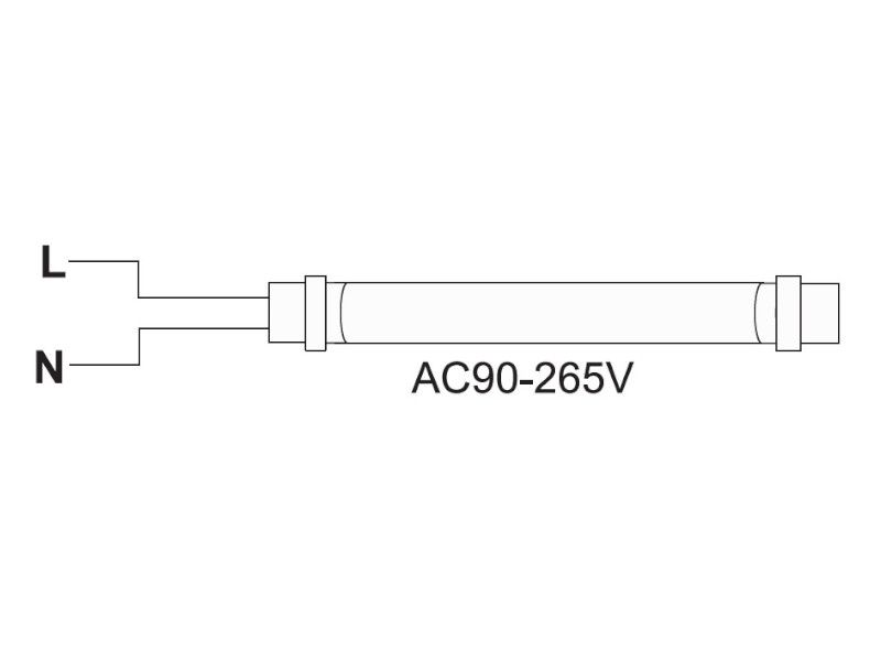 LED CEV SINGLE END SOLED 25W GRL4684 4000K 1500mm 2200lm