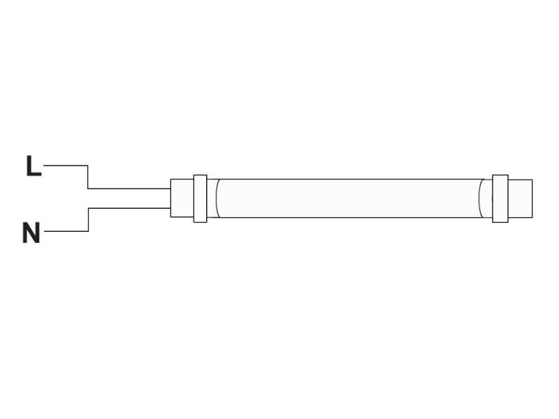 LED CEV 8W/T8/840/800Lm/600mm SINGLE END (+kratkospojnik) GE/TUNGSRAM