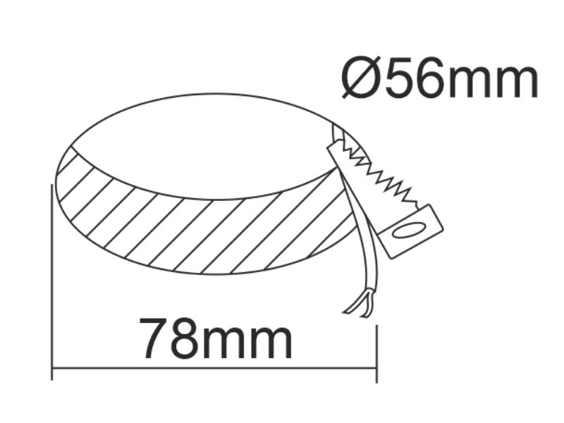 ROZETNA UGRADNA GU10 SOLED BELA UPUŠTENA GRW1511-W