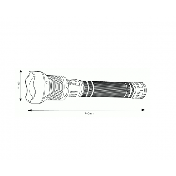 BATERIJSKA LED LAMPA PUNJIVA LENSLUX 8W 6500K YS-1404