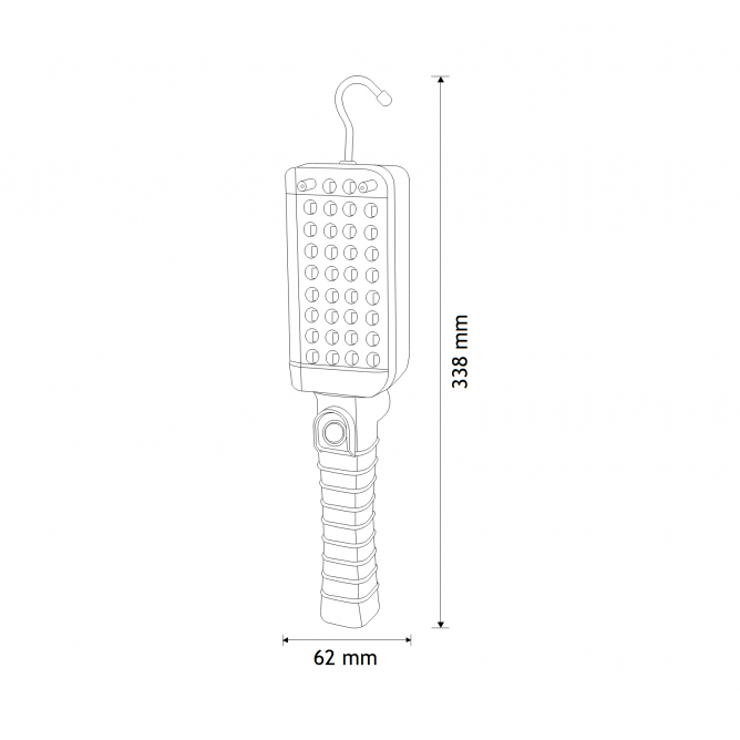 BATERIJSKA LED LAMPA PUNJIVA SA MAGNETOM LENSLUX 8W 6500K YS-5605