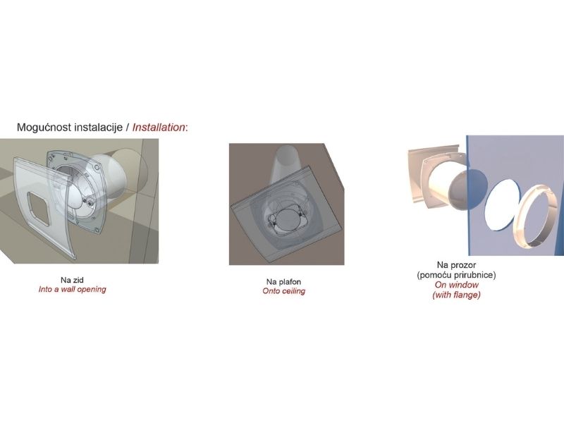 VENTILATOR KUPATILSKI SA MICROWAVE SENZOROM MTG A100SXS-S-K SILVER