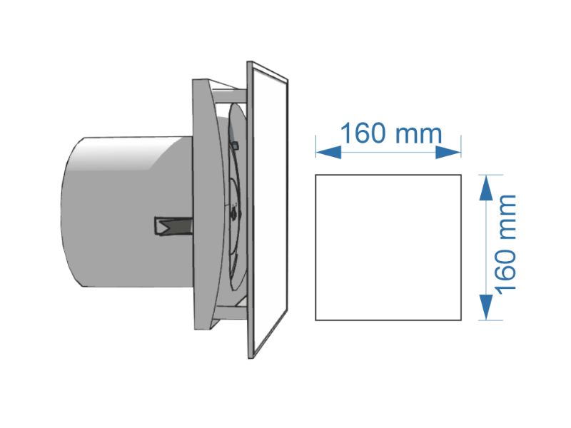 MASKA ZA VENTILATOR KUPATILSKI MTG A100M SVETLO DRVO