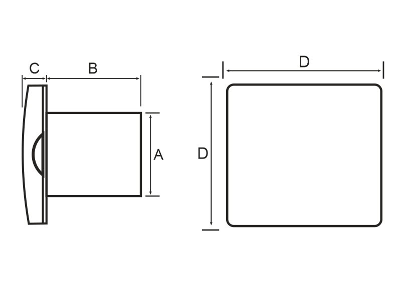 VENTILATOR KUPATILSKI MTG A100XM-K