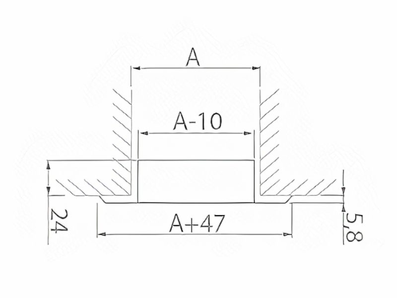 VENTILACIONA REŠETKA UNUTRAŠNJA Al 250x250 MTG