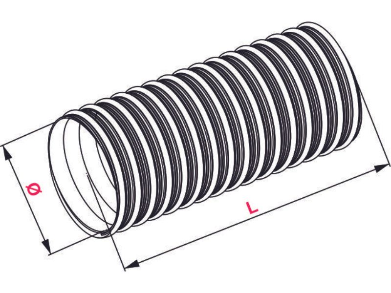 CREVO ASPIRATORA fi 110 AL 1,5m