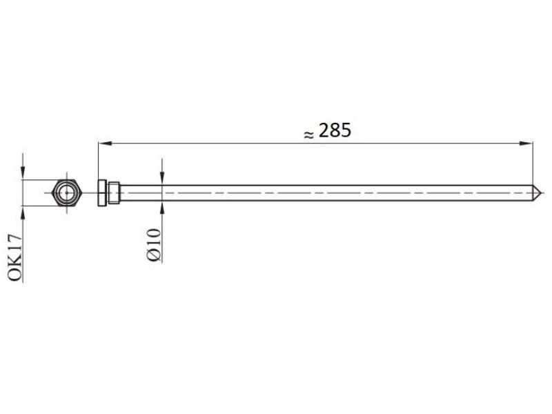 SONDA ZA BOJLER BAKAR S-1035 E015